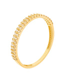 Anel Aparador Ouro 18k Polido